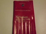 Nicholson Ten Pc Round Handle Needle File Set STAMPED#2 6 Long. Fixed Price $73.00.