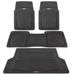 Motor Trend Premium Trimmable Deep Dish Rubber Floor Mats & Cargo Liner, Black. Fixed Price $138.74.