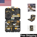 Dekopro 228-PIECE Socket Wrench Tool Set With Accessories In Yellow Case. Fixed Price $119.87.