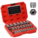 Rimkolo 27-PIECE Screw Extractor Set, 3/8" Inch Drive Easy Out Bolt. Fixed Price $80.99.