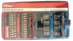 Hyper Tough 63 Pc Household Tool Set W/ Cases Grindstone Bits Blades. Fixed Price $40.20.