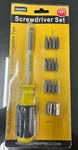 Family Maid - Multipurpose Screwdriver Set, 12 Pc (#16150). Fixed Price $12.49.