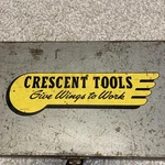 Vintage Crescent Tools Metal Box For 3/8 Drive Socket Set - No. Fixed Price $12.50.