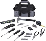 65 Piece Home Repair Kit Set With Carrying Bag Hand Tools Socket Sae. Fixed Price $53.70.