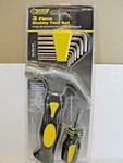 Steel Grip 3 Piece Stubby Tool Set, # 2421204. Fixed Price $15.95.