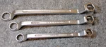 Vintage Sears Offset Double Box End Wrench 5/8, 11/16, 3/4, 25/32, 7/8, 13/16. Fixed Price $34.97.