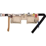 (1)-CLC 12-POCKET Leather Heavy-duty Construction Carpenter Apron. Fixed Price $75.99.