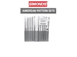 Simonds 83-553050 12 Pc 6-1/4 160/ Assorted Needle File Set W Plast Hand. Fixed Price $249.95.