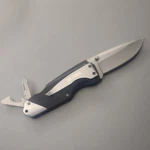 Gerber Multi-tool Knife Bottle Opener File Straight Edge One-hand Black/silver. Fixed Price $18.00.