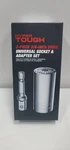 Hyper Tough 2-PIECE 3/8-INCH Drive Universal Socket And Adaptor, Model 42863. Fixed Price $14.00.