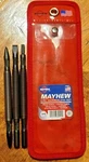 Mayhew 3PC Spring Loaded Hammerless Metalworking Punch & Chisel Set, Usa #89021. Fixed Price $46.49.
