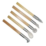 Agate Burnisher With Wooden Handle Set #1 #5 Size 8" - Jewelry Making Tool. Fixed Price $34.95.