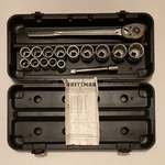 Craftsman 16 Piece 3/4 In Drive 12PT Sae Socket Tool Set 46304. Fixed Price $265.50.