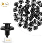 Gooacc 40PCS Push Bumper Fastener Rivet Clips Oem Replacement #01553-09321 8MM. Fixed Price $7.99.