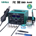 Yihua 862BD+ 2-IN-1 Hot Air Rework Station Soldering Iron Kit. Fixed Price $107.99.