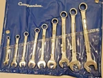 Vintage Set Sears Companion 9 Wrench Sae 1/4" - 3/4" Drop Forged Tool Case. Fixed Price $28.00.