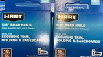Hart Tool 18-GAUGE Steel Brad Nails For Molding 15MM 5/8 Inch 1000 Pack Lot Of 2. Fixed Price $14.58.