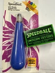 Speedball Linoleum 1DOZ Steel Usa Cutters With Handle New. Fixed Price $14.89.