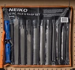 Neiko 00109A Metal File And Rasp Set 12 Piece 8 & 6 Wood Working. Fixed Price $34.99.