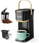Single Serve One Coffee Maker Cup/grounds, Mini 6 12OZ Portable, Black. Fixed Price $32.99.