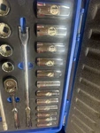 Armstrong 1/2 Drive Sae Socket Tool Set Kit Ratchet Breaker Bar Needs Rebuild. Fixed Price $325.00.