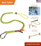 Squids 3100 Tool Lanyard - Adjustable Loop With Carabiner, Lb Capacity, Lime. Fixed Price $16.19.