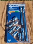 New Kobalt 10PC. Sae 0337336 Ratcheting Accessory Kit 1/4IN 3/8IN &1/2IN. Fixed Price $29.99.