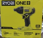 Ryobi P235AB 18V One+ 1/4" Impact Driver Bare Tool New. Fixed Price $49.00.