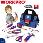 Workpro 9PIECE Kid Real Hand Tool Set Junior Kit Children Diy Building Blue. Fixed Price $29.59.