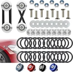 Universal Bumper Clips, Front Rear Quick Release Kit, 6MM, Silver 4SET. Fixed Price $26.44.