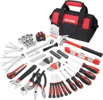 Fastpro 236-PIECE Home Repairing Tool Set, Mechanics Hand Kit With Red. Fixed Price $118.99.