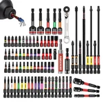 Geinxurn 82PCS Impact Screwdriver Bits Set Magnetic S2 Steel Torx Hex. Fixed Price $52.99.