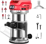 Cordless Compact Router Compatible With Milwaukee BATTERY,6 Speeds 800W 30,000. Fixed Price $126.95.