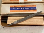 Nicholson #36527 6" Half Round 1 Cut Xf Swiss Pattern Hand File, Made In Usa. Fixed Price $29.99.