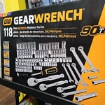 Gearwrench KDT83001D 118 Pc. 1/4", 3/8", And 1/2" Drive 6 12 Point. Fixed Price $169.00.