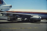 United Airlines Jet N1836U Getting Loaded On Tarmac, 1978 Photo Slide. Fixed Price $5.99.