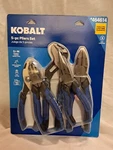 Kobalt 5PC Pliers Set 0464614 Model 55754. Fixed Price $39.12.