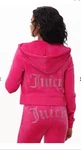 Juicy Couture Pink Party Velour Bling Tracksuit Set Nwt Size Large. Fixed Price $59.99.