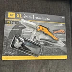 Cat Xl 9-IN-1 Multi-tool, Full Size Knife Blade And Pliers, Carrying Case. Fixed Price $25.99.