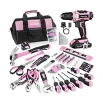Bielmeier 236-PIECE 20V Cordless Drill Set For Women, Pink Home Rep... Fast Ship. Fixed Price $108.99.
