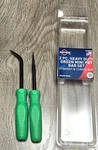 Mayhew 2PC Straight & Curved 5" Mini Green Pry Bar Set, Made Usa #31093GN. Fixed Price $27.89.
