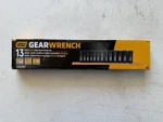 New Gearwrench 84914N 13 Piece 3/8" Drive 6 Pt Deep Impact Socket Set W/ Rail. Fixed Price $69.99.
