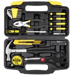 Dowell 40 Piece Home Tool Set Yellow, General Household Hand Kit With Pl.... Fixed Price $29.02.