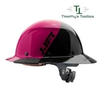 Lift Safety HDF50-21PK Dax 50/50 Fiber Full Brim Hard Hat Pink-black. Fixed Price $115.00.
