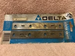 Delta Jointer Knives Set Of 6" Cat. No. 37-072. Fixed Price $12.00.