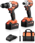Vevor 20V Max Cordless Tool Combo Kit Impact Drill Driver. Fixed Price $302.29.