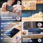 Dfm Tool Works Blue Cabinet Scraper Set, Multiple Sizes, Made Usa. Fixed Price $17.52.