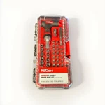 59-PIECE Hyper Tough Ratcheting T-handle Driver & Bit Set With Case. Fixed Price $18.95.