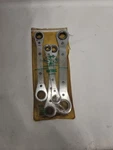 Superkrome(sk) 340M Double-ended Metric Ratcheting Wrench Set. Fixed Price $49.99.