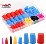 110PCS Silicone Rubber Tapered Plug, Coldairsoap High-temperature Resistant. Fixed Price $14.47.